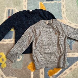 GAP BUNDLE Toddler Gray & Blue Knit Sweaters